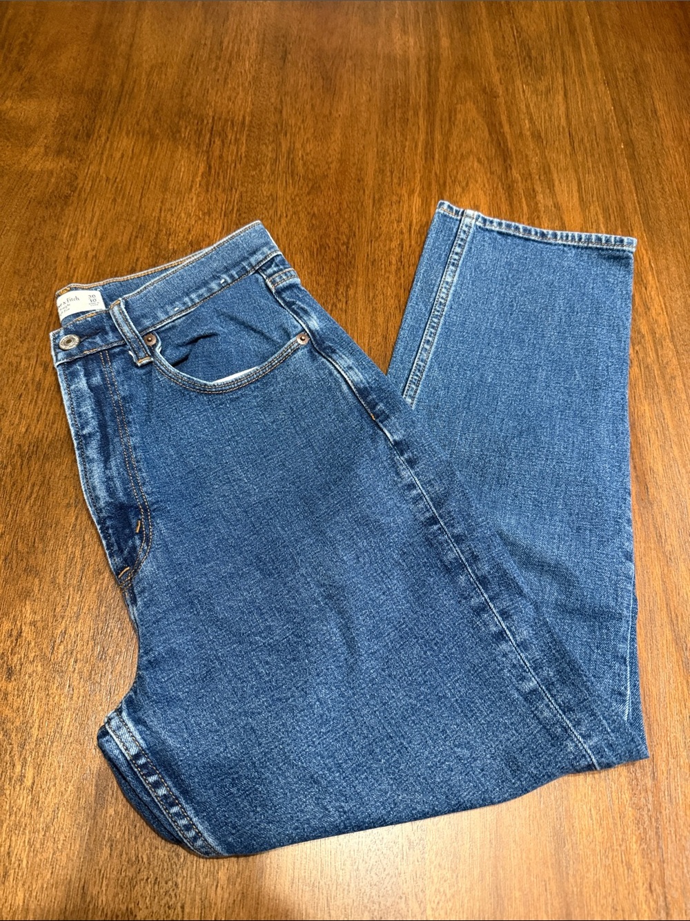 Abercrombie & Fitch The Ankle Straight Ultra High Rise Jeans Size 30